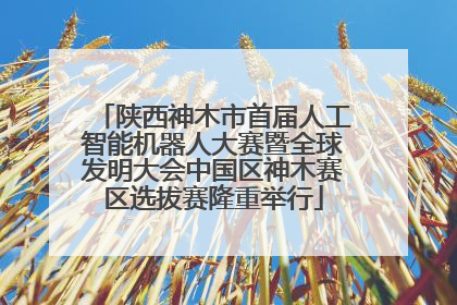 陕西神木市首届人工智能机器人大赛暨全球发明大会中国区神木赛区选拔赛隆重举行