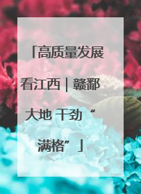 高质量发展看江西｜赣鄱大地 干劲“满格”