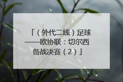 （外代二线）足球——欧协联：切尔西备战决赛（2）