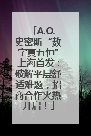 A.O.史密斯“数字真五恒”上海首发：破解平层舒适难题，招商合作火热开启！