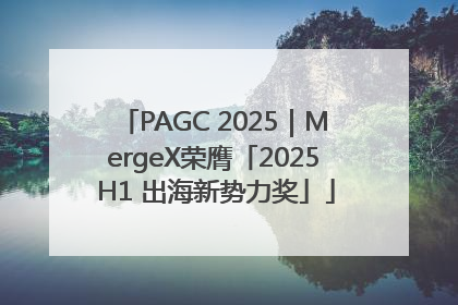 PAGC 2025｜MergeX荣膺「2025 H1 出海新势力奖」
